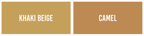 オータムタイプが似合うベージュ