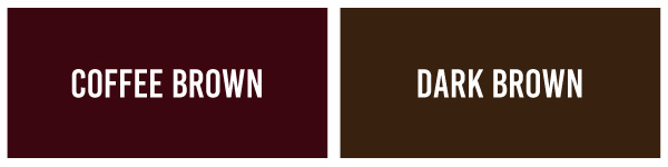 オータムタイプの人が似合うブラウン