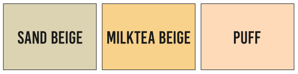 スプリングタイプが似合うベージュ