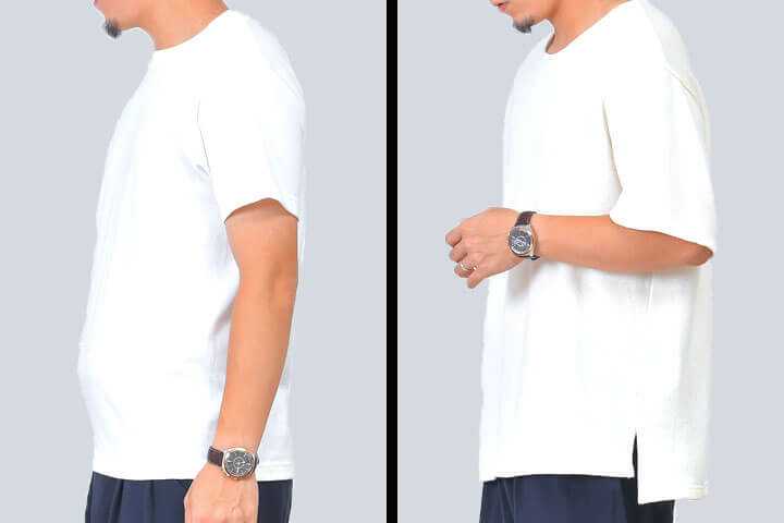 ぽっちゃり体型の白Tシャツの選び方