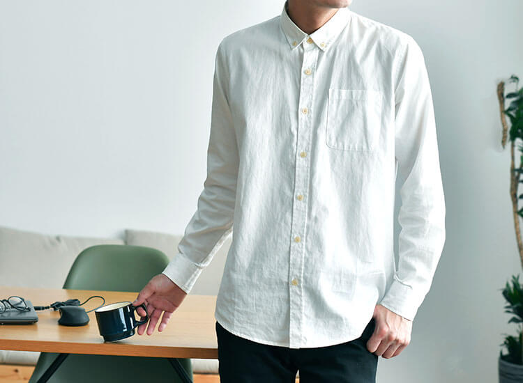 オックスフォードシャツを使ったメンズコーデ