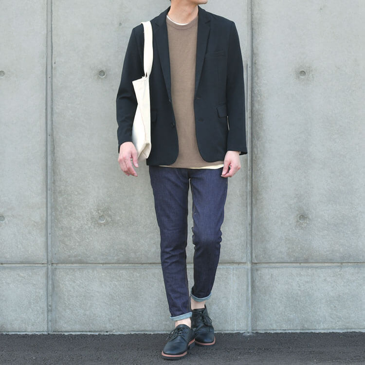 メンズにおすすめのニットベストコーディネート