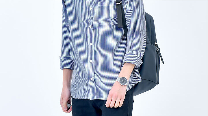 キレイめコーデを着崩す例