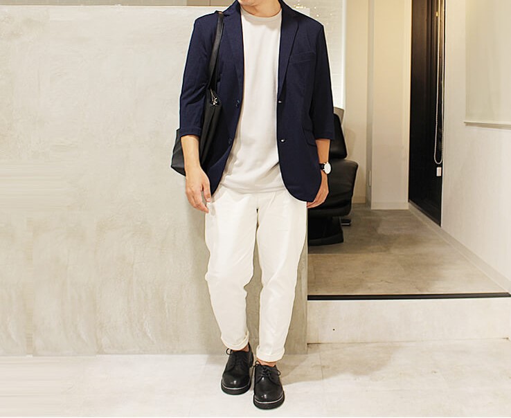 メンズが足を長く見せる方法