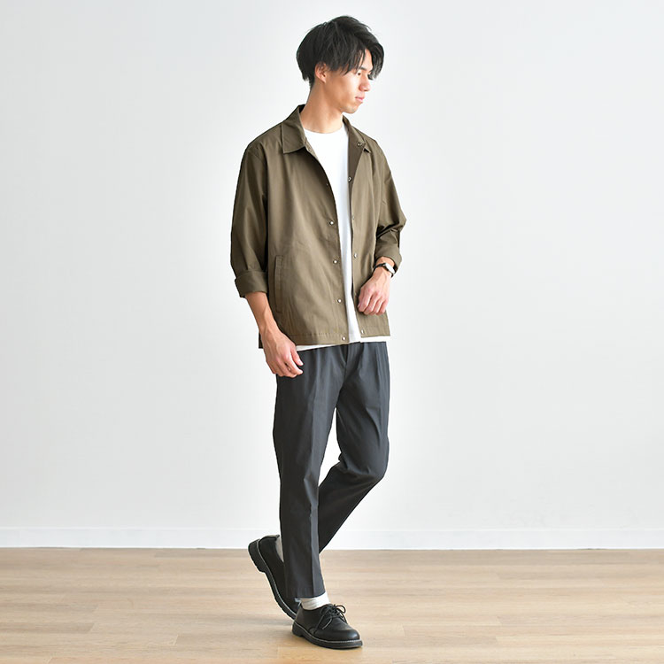 メンズにおすすめのコーチジャケットコーディネート