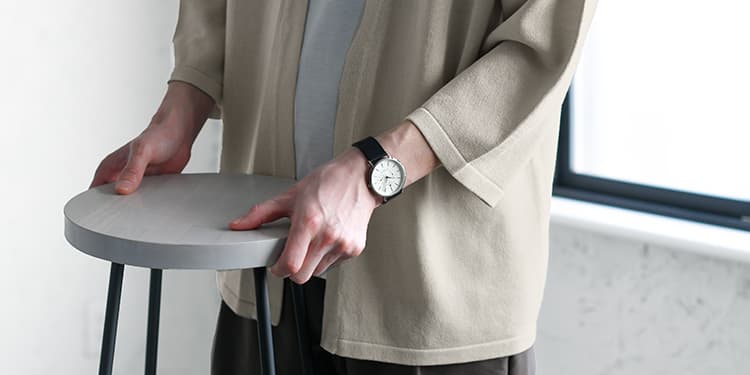 カーディガンの袖丈