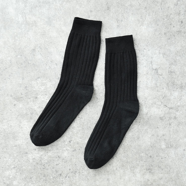 無地リブソックス 【返品交換不可】