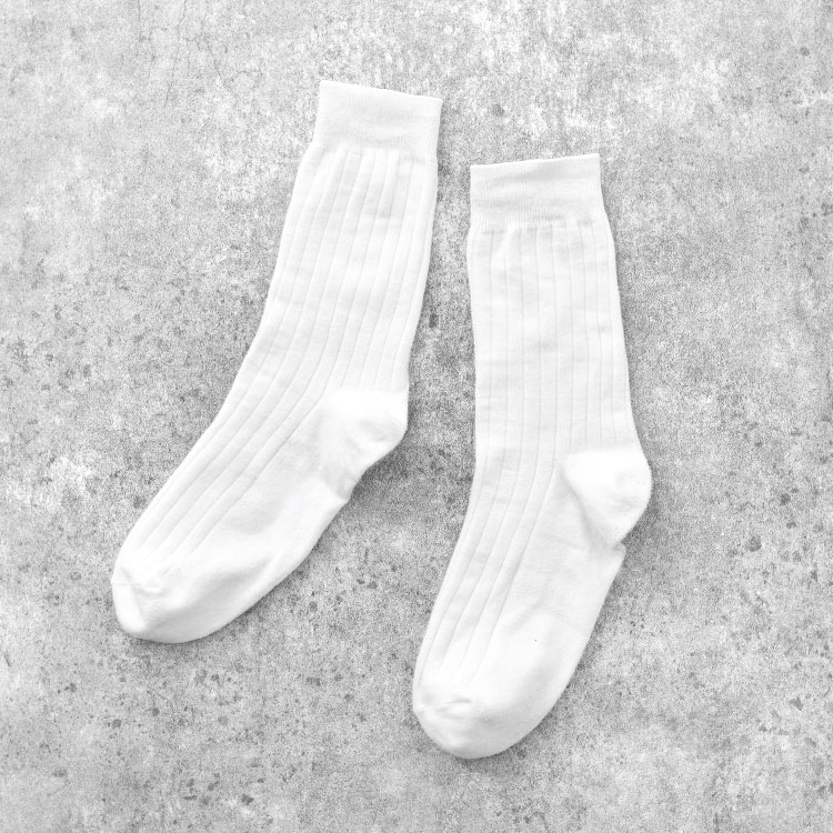 無地リブソックス 【返品交換不可】
