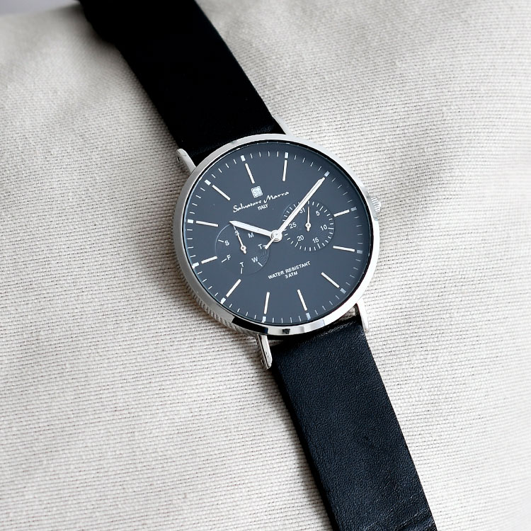 本革ベルト腕時計