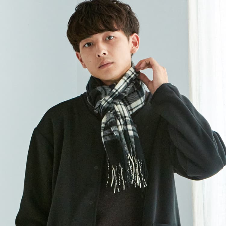 【OUTLET/返品交換不可】ウールタッチ マフラー