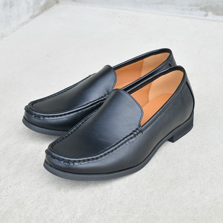 【7月11日ブラウンリニューアル】モカシン ローファー スリッポン