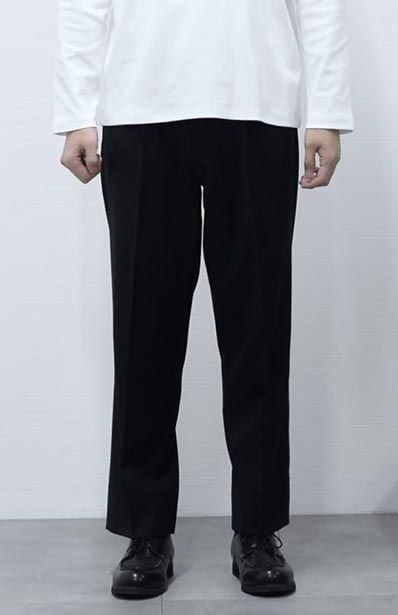 183cm・75kg の方が L を着用