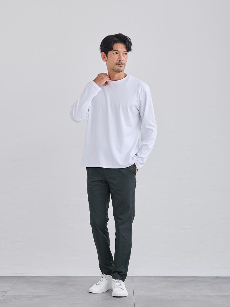 CODE HAL イージーパンツ（ネイビー）のコーディネート