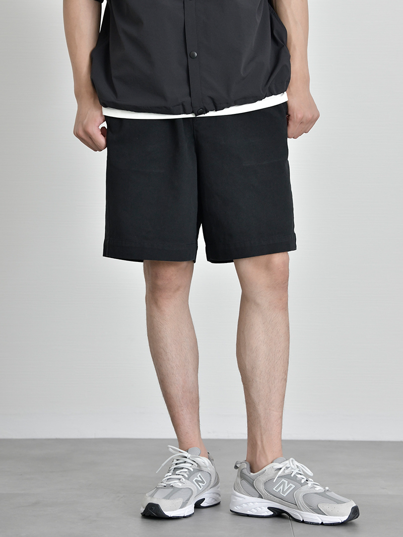 ツイルショートパンツサムネイル（ブラック）