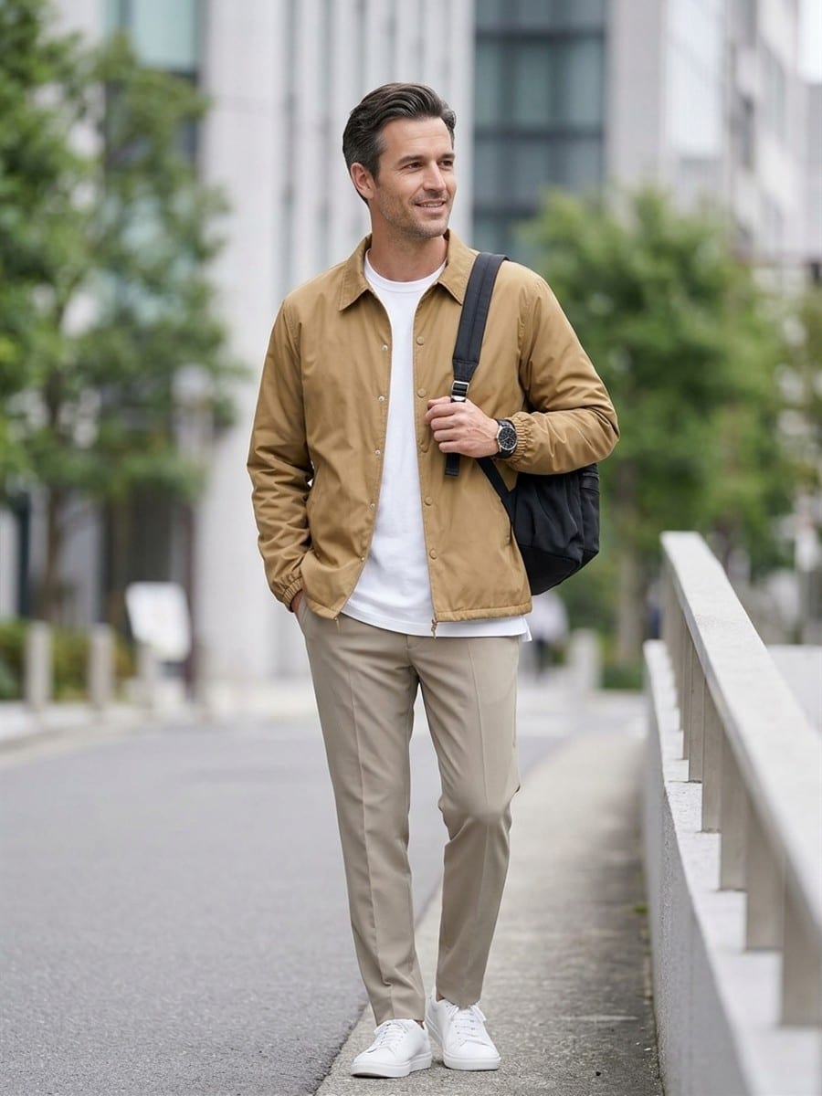 コヨーテのジャケットを軸に、きれいめに