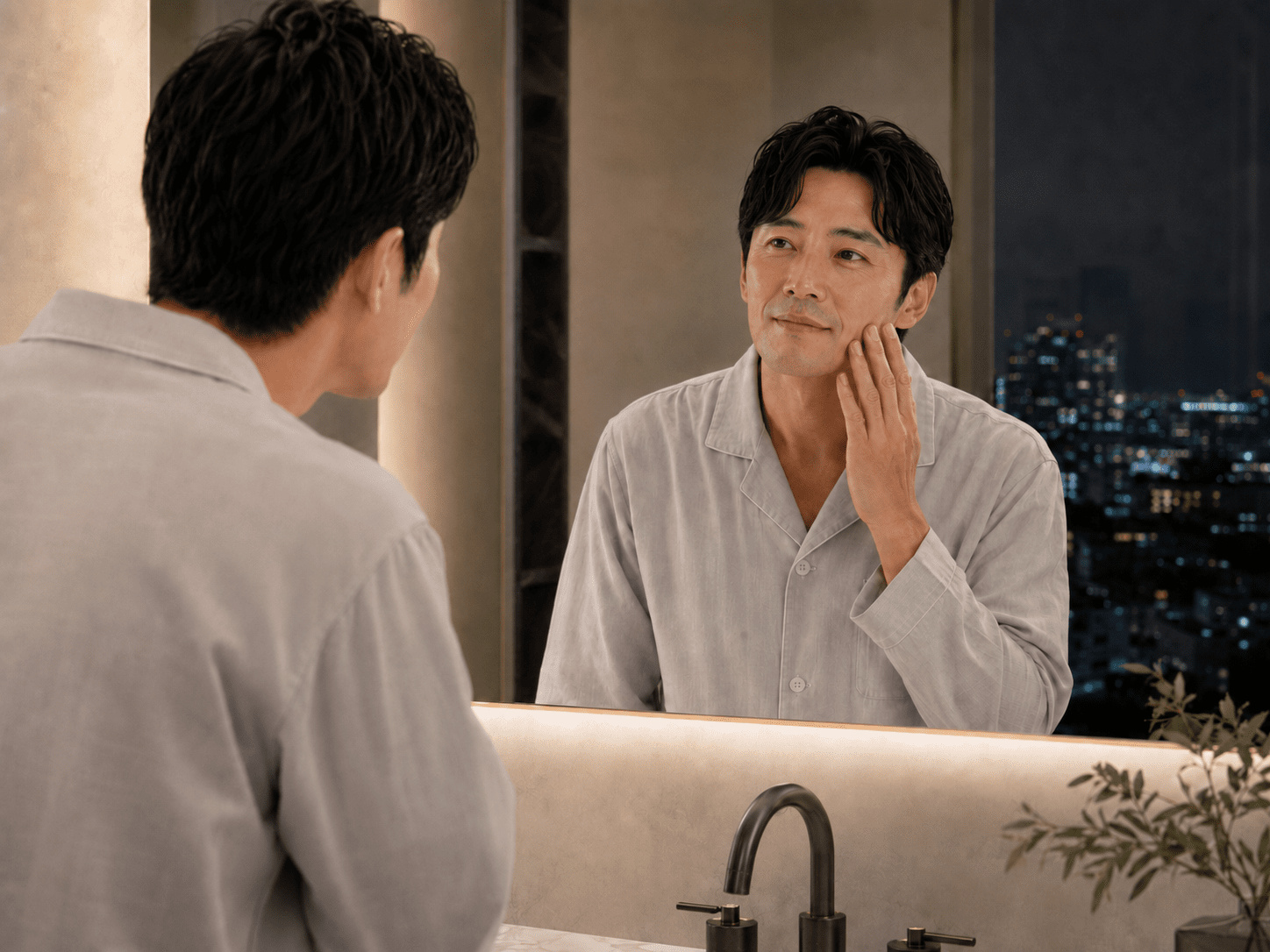 お風呂上りに使うシーンの写真