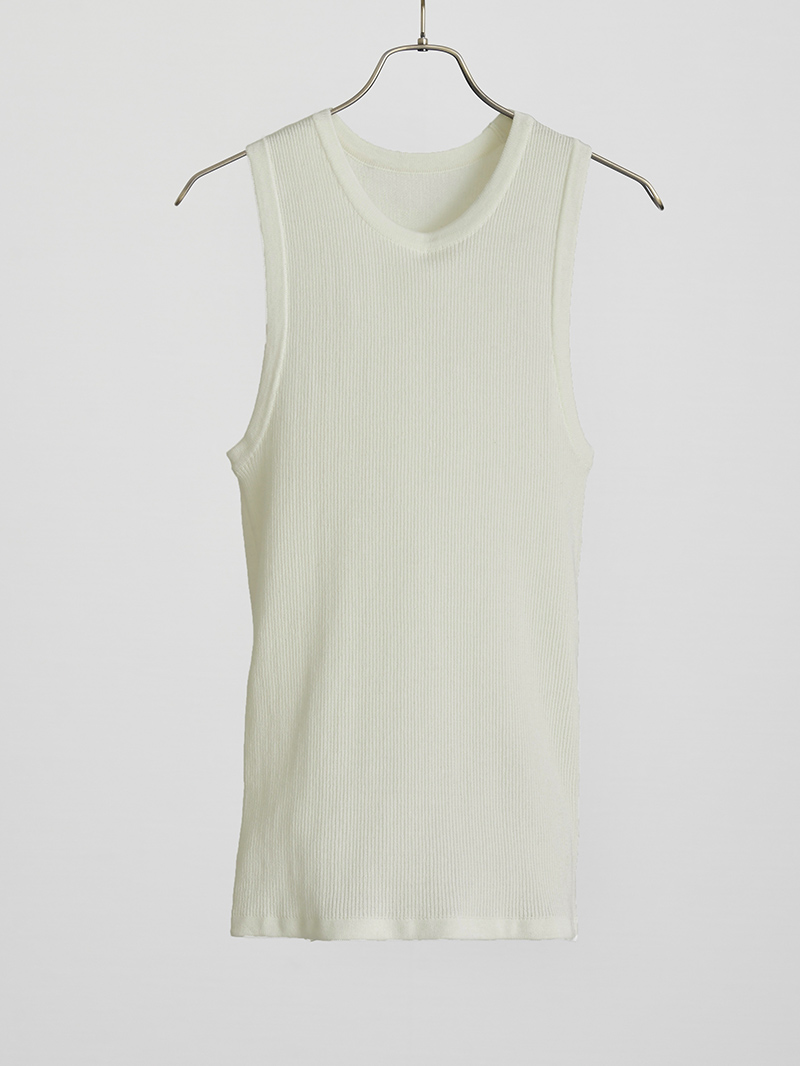 ストレッチレイヤードタンクトップサムネイル（ホワイト）