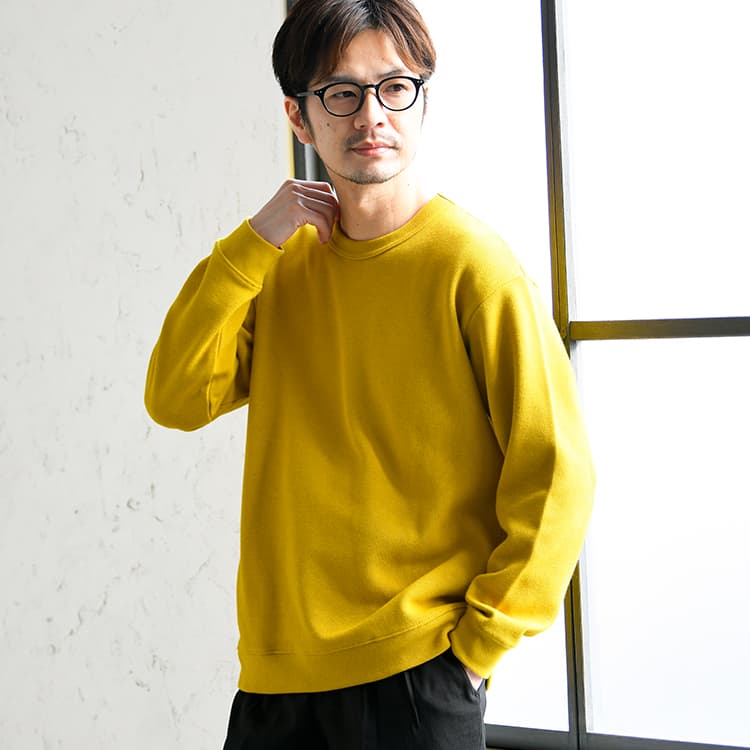 【OUTLET/返品交換不可】鹿の子長袖カットソー