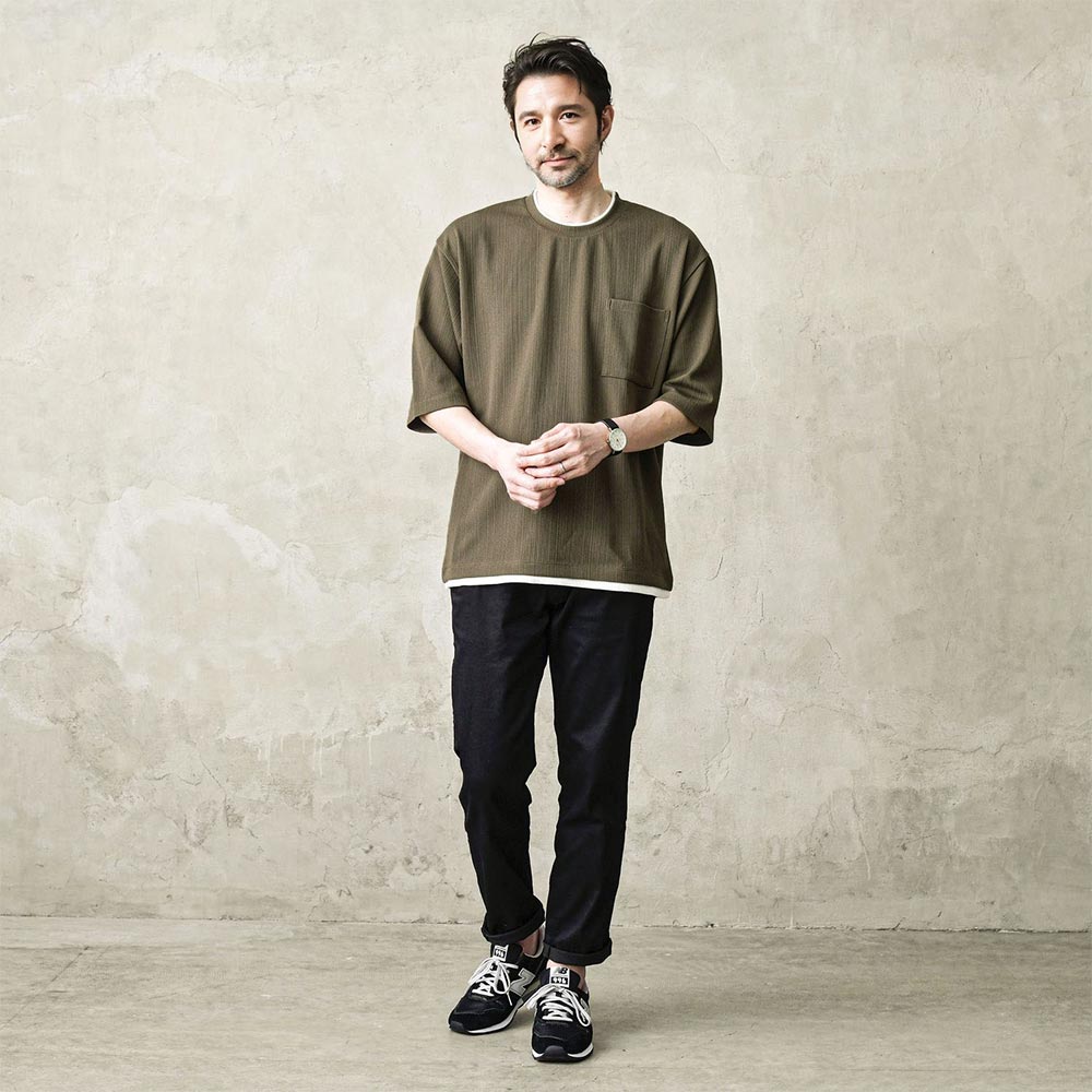 普段着の服装