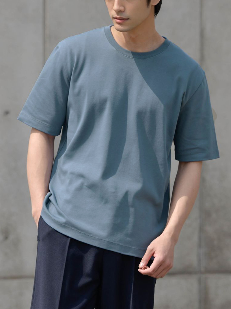 クールタッチスムースTシャツサムネイル（スモーキーブルー）