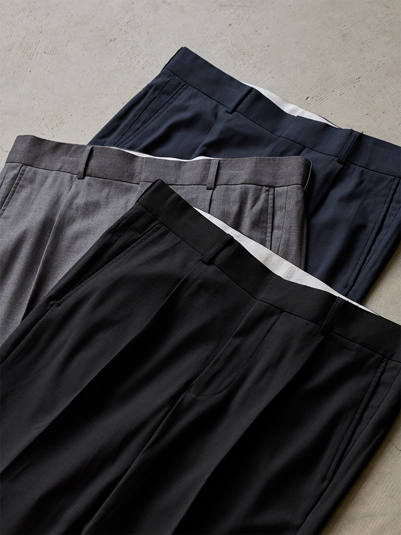 CODEテーパードサムネイル／カラー：全色平置き