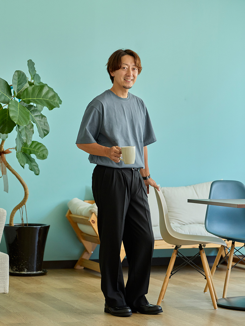 CODE5 ルーズワイドパンツを使ったコーディネート