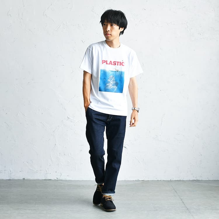 【プロ厳選】塩顔フレッシュさんが得意なシンプルTシャツコーデ