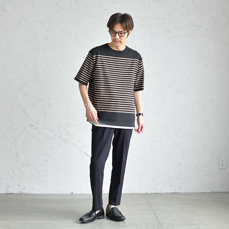 メンズにおすすめのボーダーTシャツコーデ