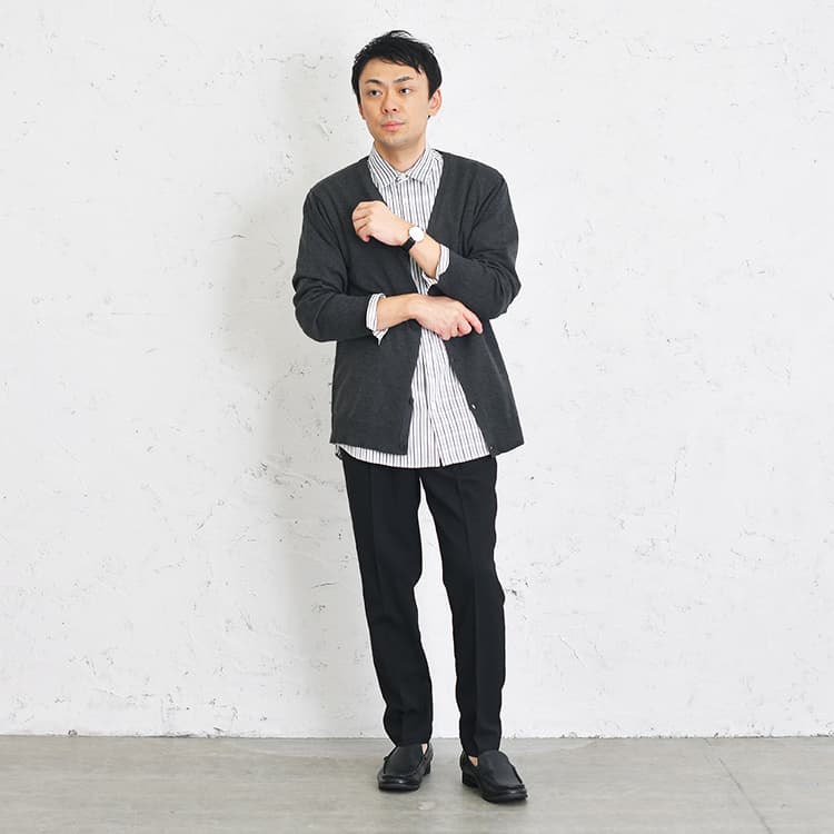 ウェーブさん得意の秋コーデは“シャツ”と“カーディガン”でできる！