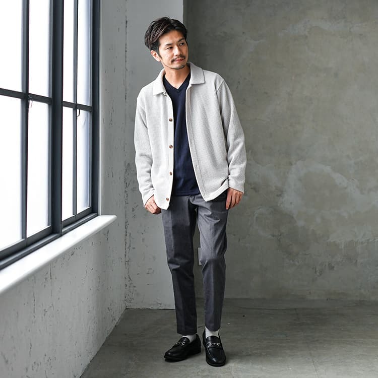 フレッシュさんの大人カジュアルにおすすめのカーデジャケット