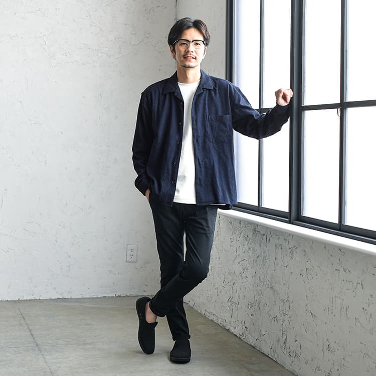 フレッシュさんにおすすめのネルシャツ秋コーデ