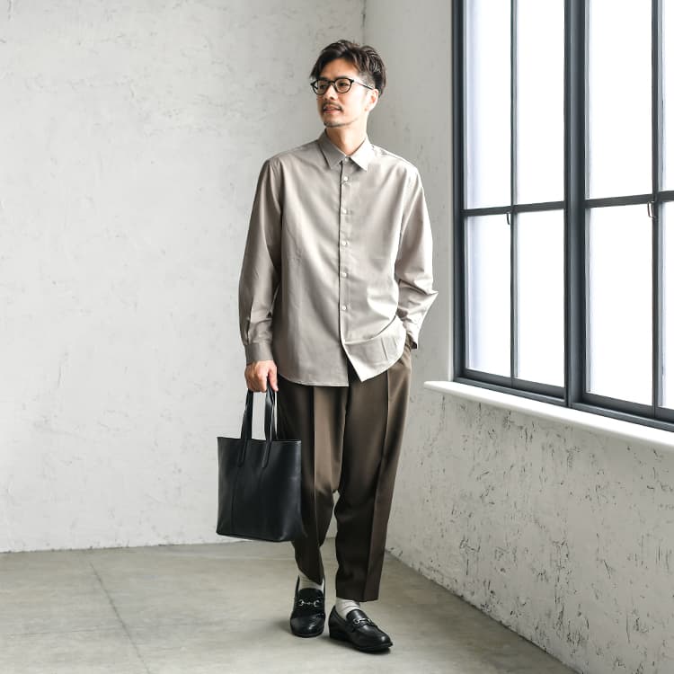 ワイドパンツを使ったメンズコーデ
