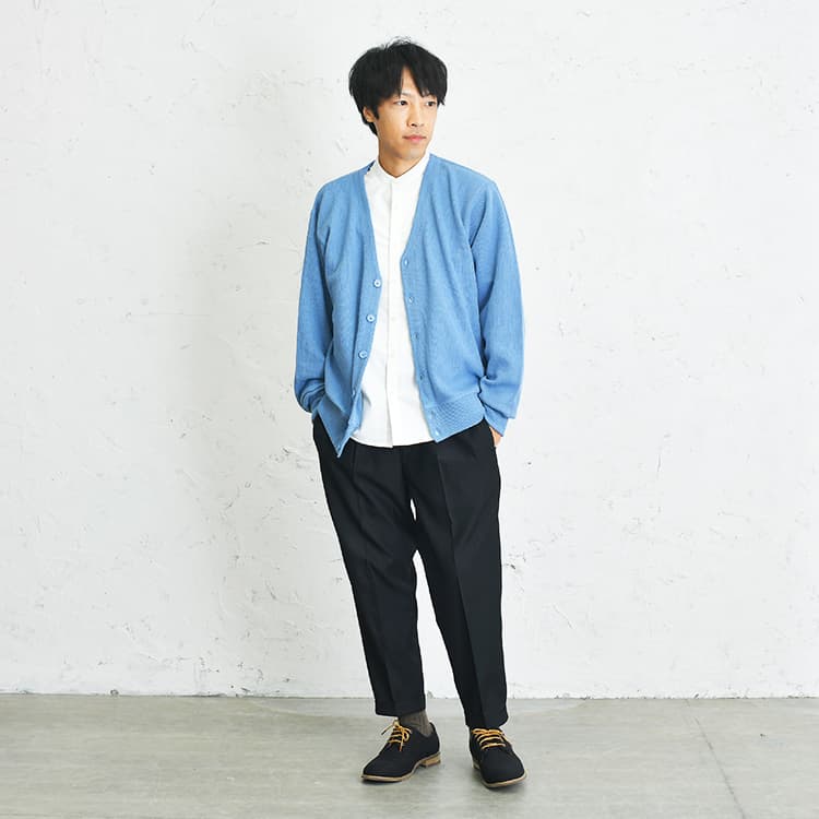 【プロ厳選】フレッシュさんに似合うVネックカーディガンコーデ