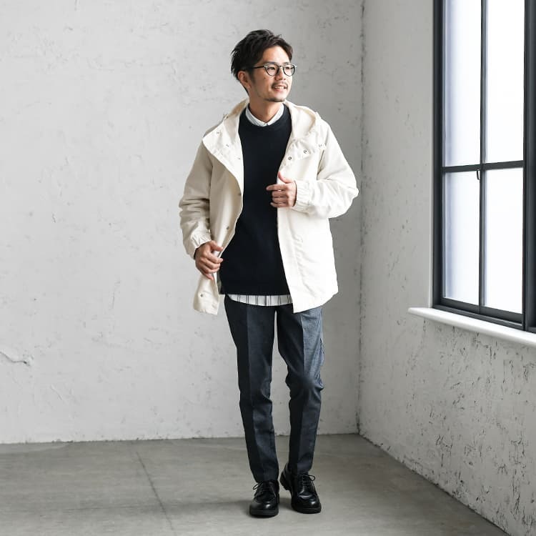 ホワイト✕ネイビーがカッコいい！デートにおすすめなコーデ