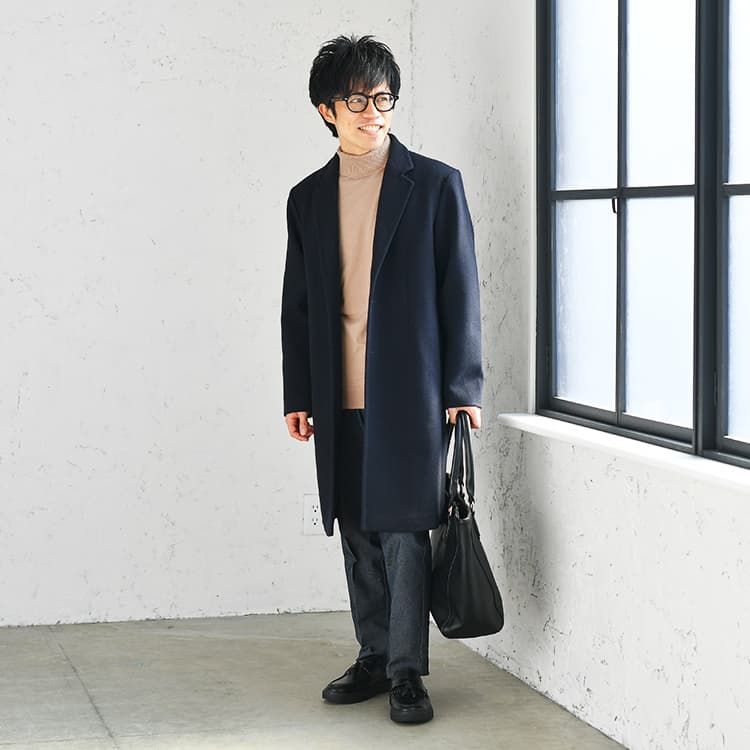 タートルネックの上品さがポイント！スタイルアップコーデ