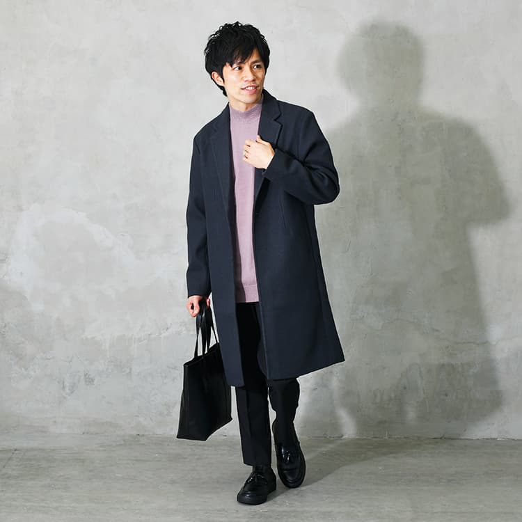 チャーミングさん得意のピンク系ニットの着こなし方