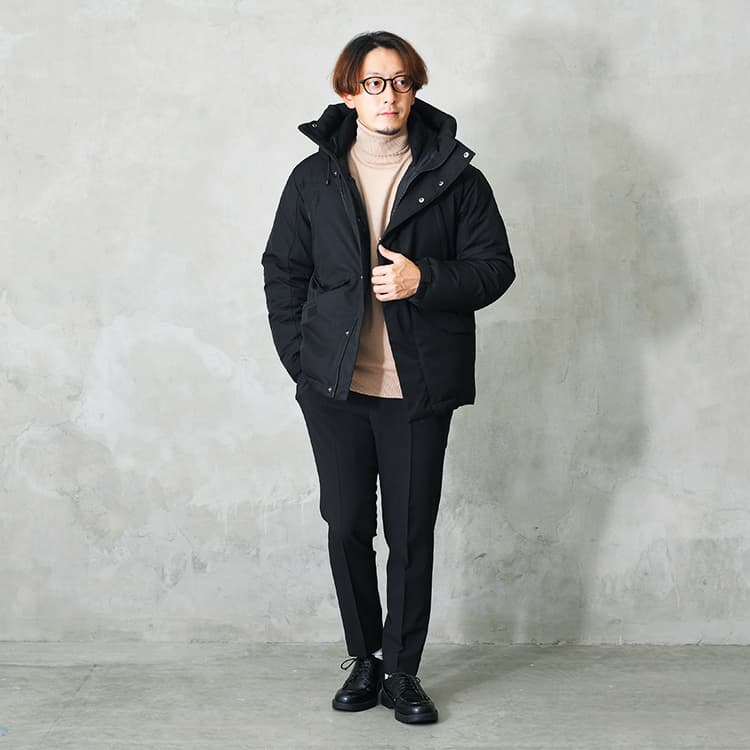 エレガントさんらしく着るダウンジャケットコーデ