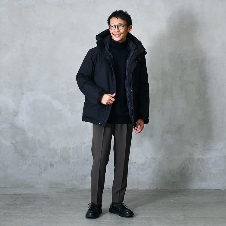 クールな配色で大人っぽくスタイルアップ！