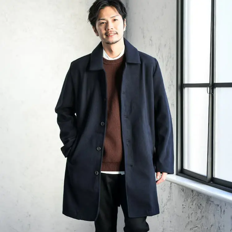 グレンフェル　ウールバルカラーコート40 グレンフェルウールバルカラーコート40