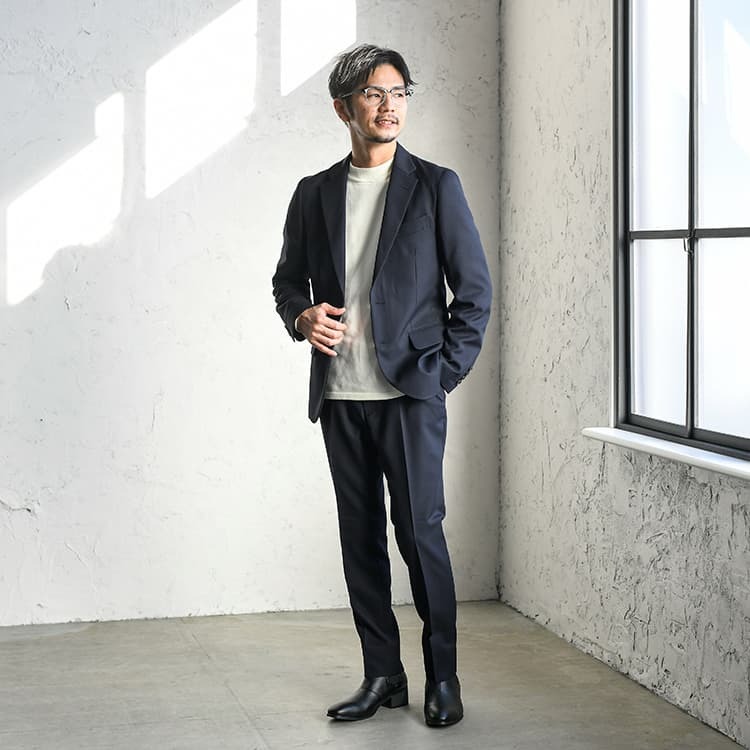 大人顔クールさんに似合うサイドゴアブーツ