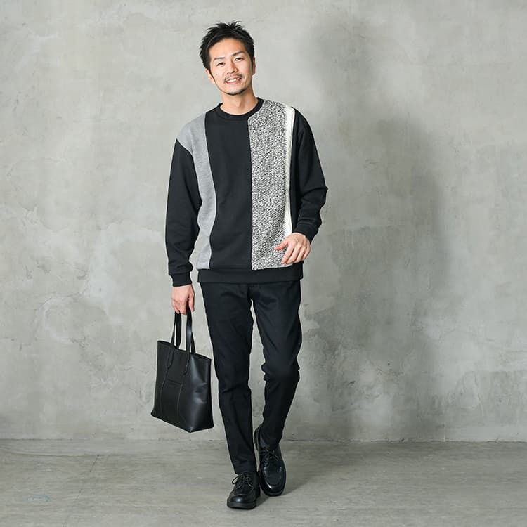 クールさんに似合うモノトーン柄のコーデ