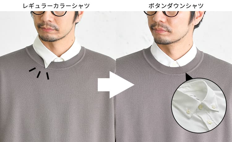 ニットの下は何を着る インナーの選び方や着こなし方 コーデなどを紹介 ニットの下は何を着る インナーの選び方や着こなし方 コーデなどを紹介 30代 40代 50代からのメンズファッション通販dcollection