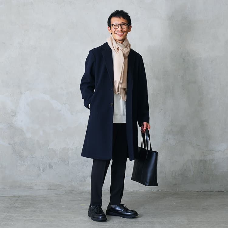 爽やか感アップとさりげない低身長カバーのスタイリング