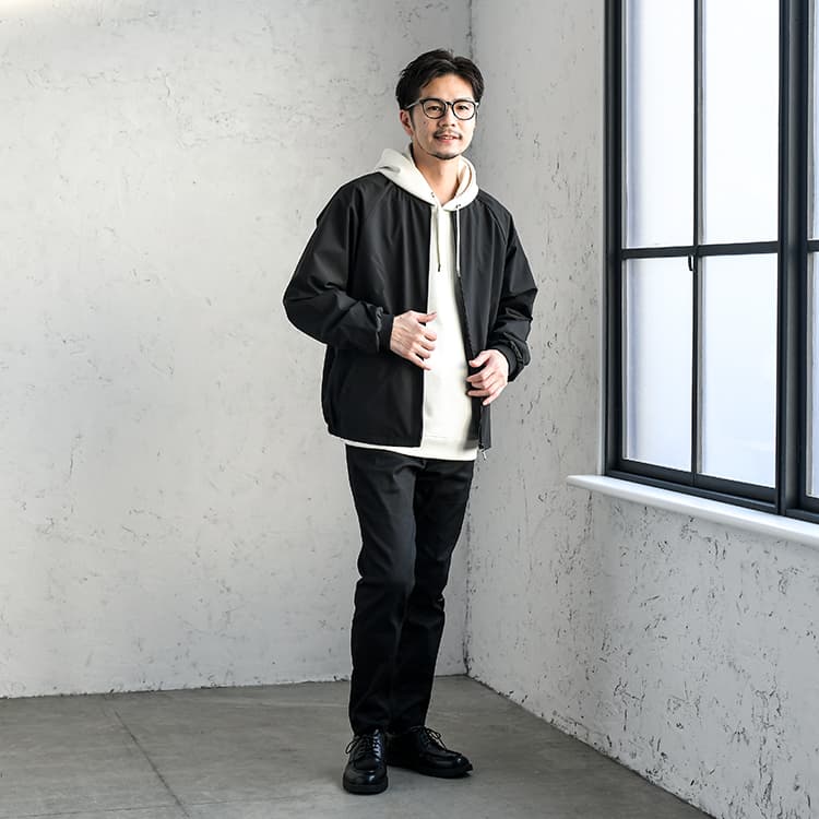 クールさんお得意のすっきりモノトーンコーデ