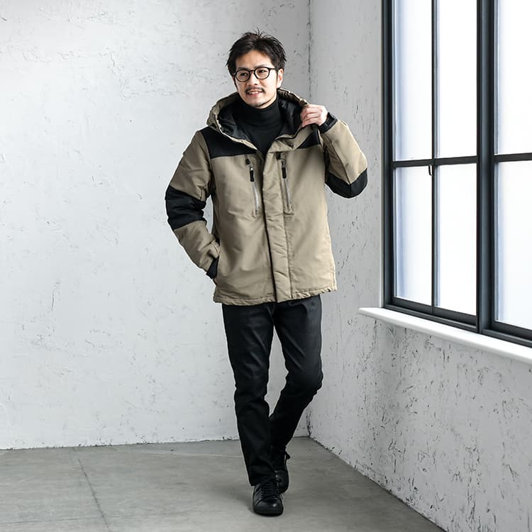 フレッシュさんに似合う切替ジャケットのおすすめコーデ