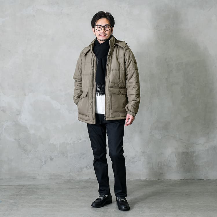 チャーミングさんに似合うキルティングのアウター