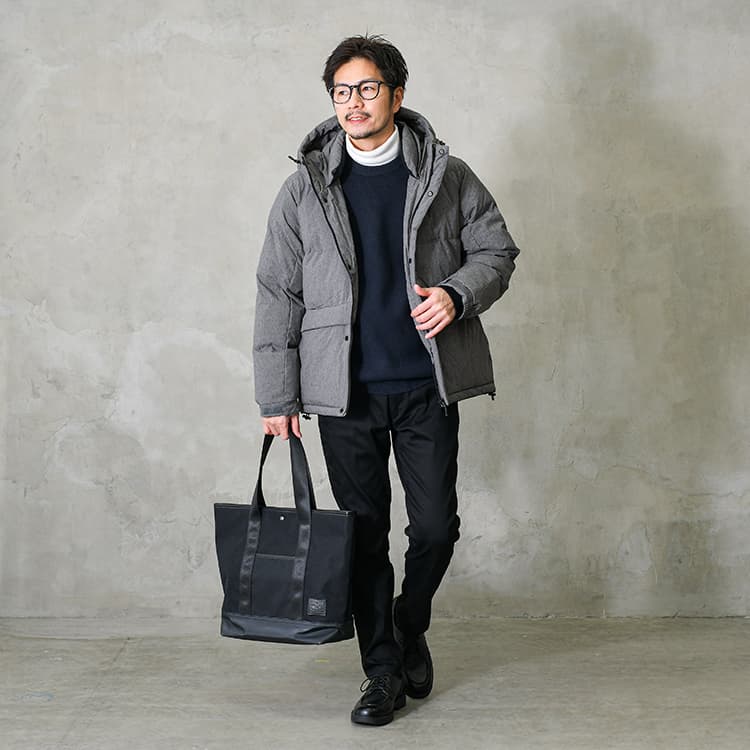 フレッシュさん得意の色合わせでまとめた冬コーデ