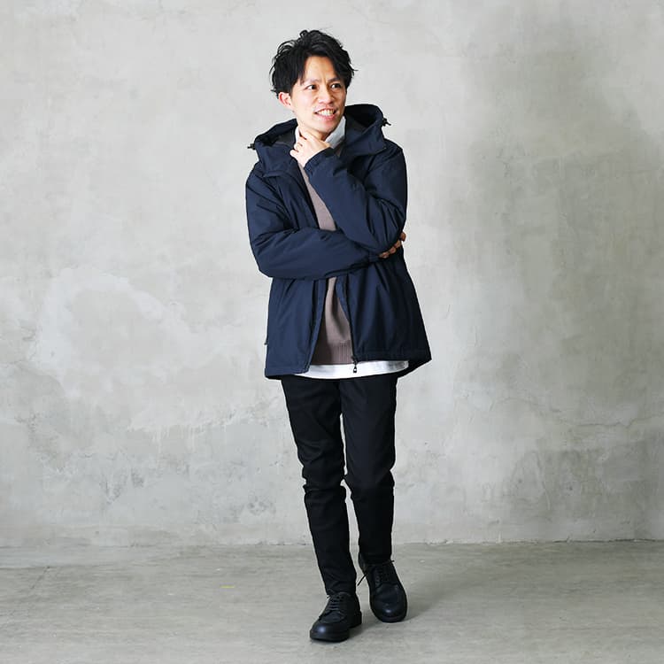 キレイめもカジュアルも、アウターひとつで使い分け！