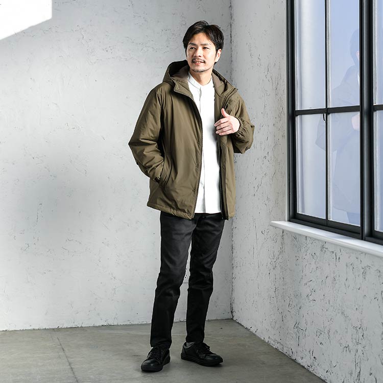 余裕のあるアウタースタイルアップ！大人カジュアルスタイル！