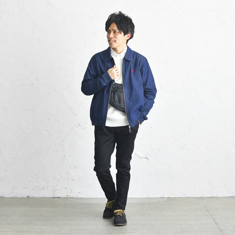 【機能性抜群】きれいめ要素もプラスした大人のデニムスタイル